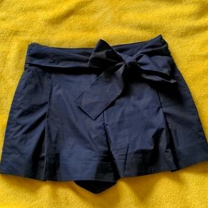 Jcrew black shorts with tie sz16